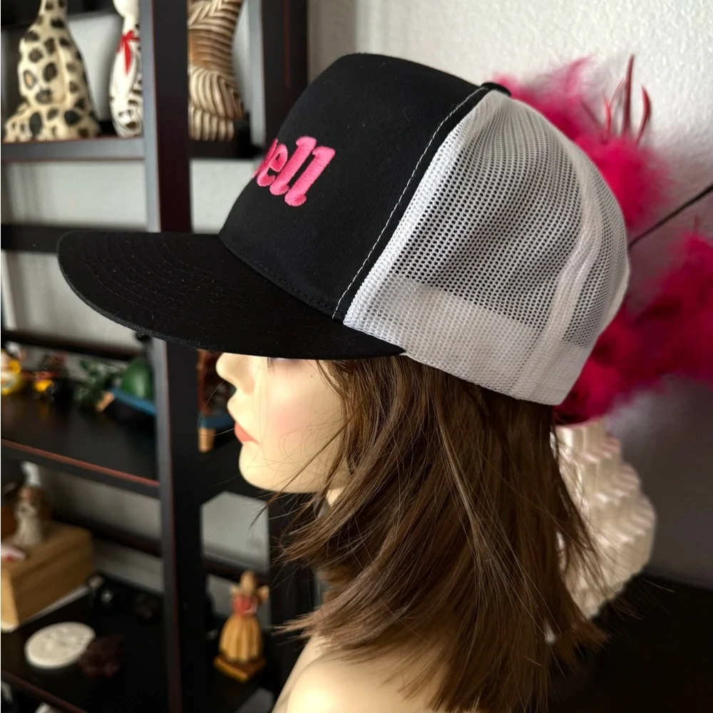 Swell Black and Pink Women's Trucker Cap